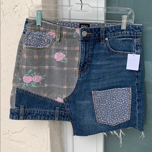 Urban Outfitters Upside-down Denim Skirt